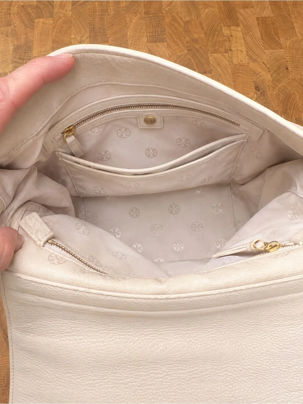 Tory Burch Blush Pink Leather Chain Shoulder Bag Purse